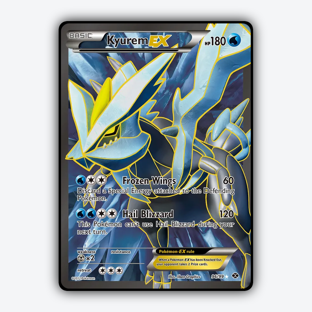 Kyurem-EX 096/99 - Next Destinies Set - Card Rug