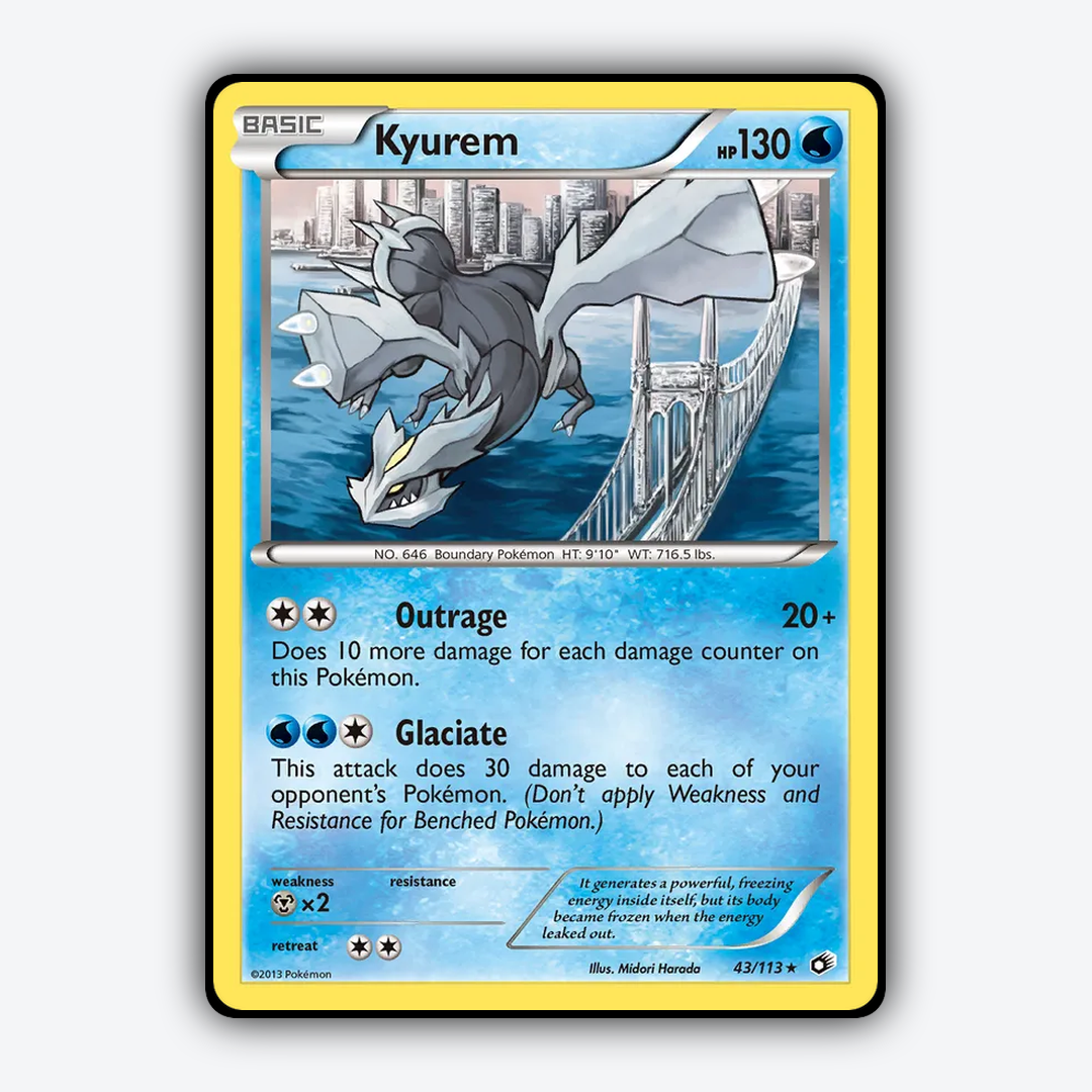 Kyurem 043/113 - Legendary Treasures Set - Card Rug