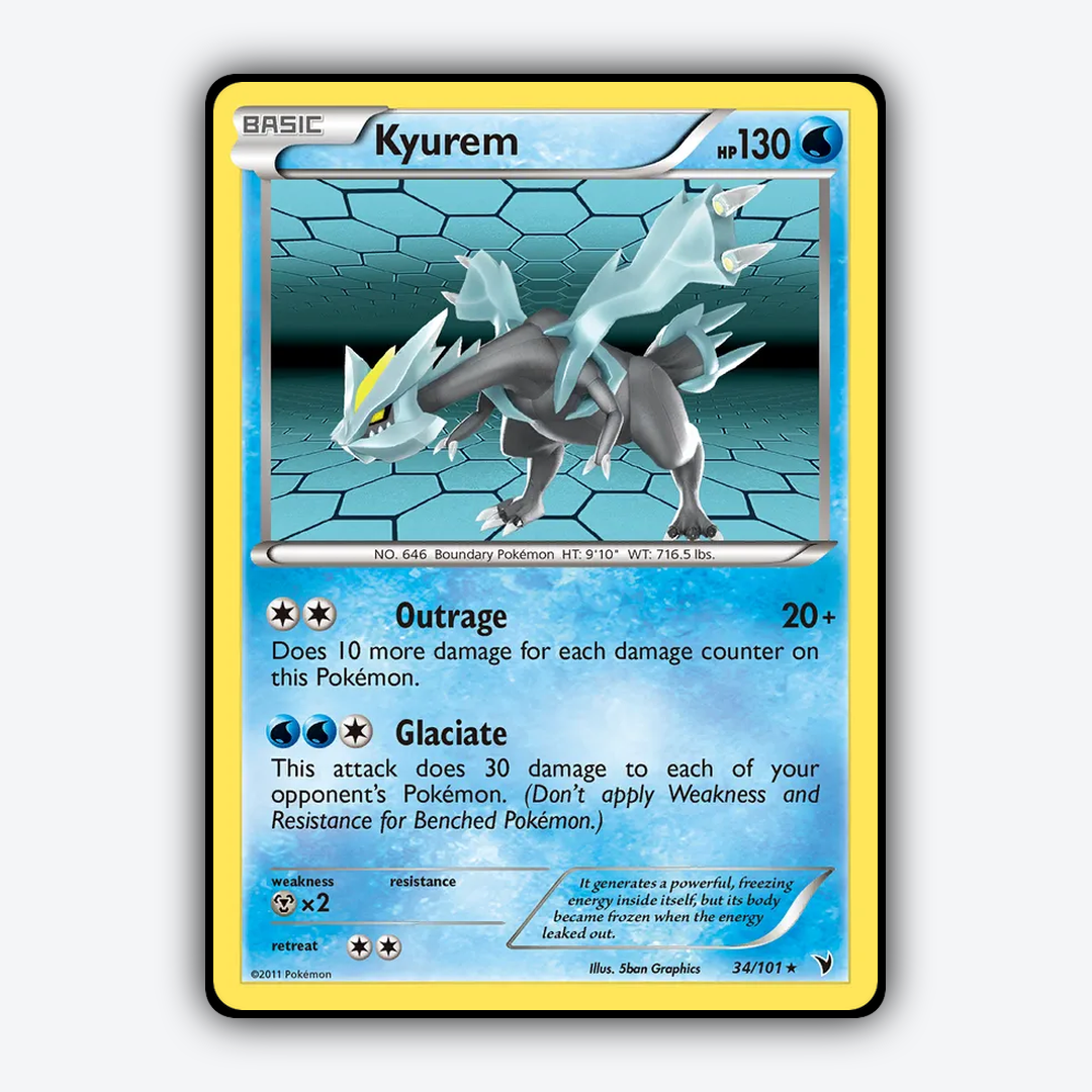 Kyurem 034/101 - Noble Victories Set - Card Rug