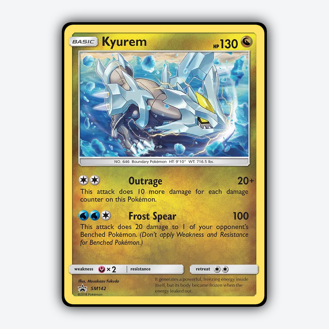 Kyurem #142 - SM Black Star Promos Set - Card Rug