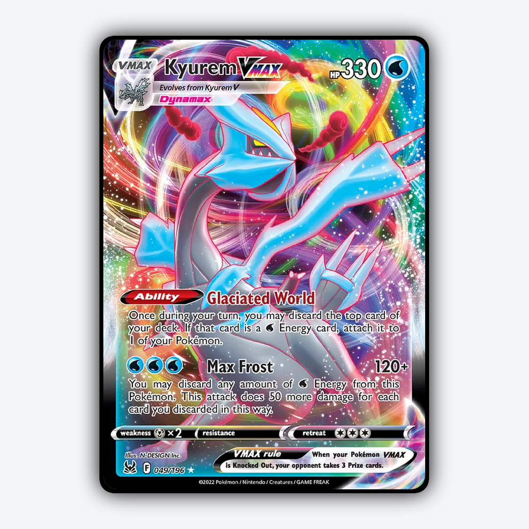 Kyurem VMAX 049/196 - Lost Origin Set - Card Rug