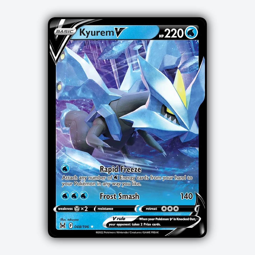 Kyurem V 048/196 - Lost Origin Set - Card Rug