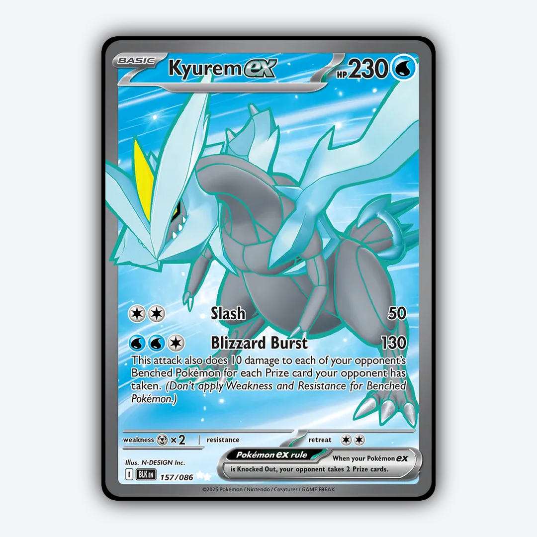 Kyurem ex #157 - Black Bolt Set - Card Rug