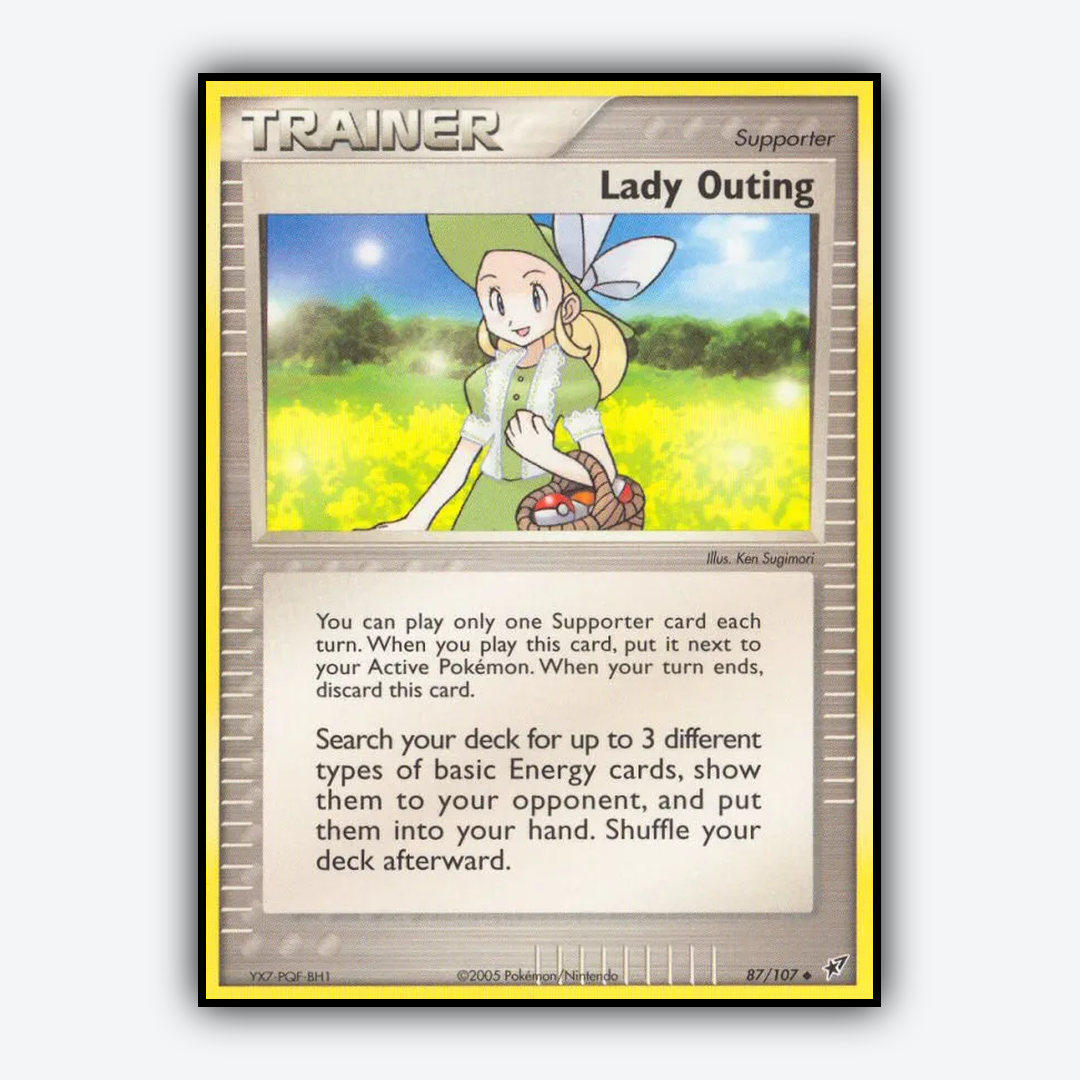 Lady Outing 087/107 - Deoxys Set - Card Rug