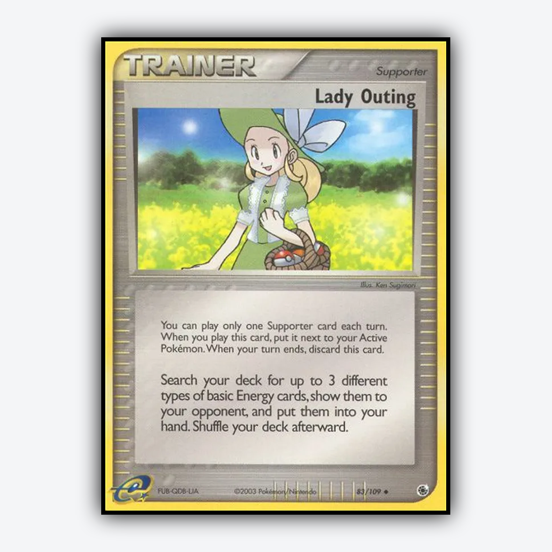 Lady Outing 083/109 - Ruby & Sapphire Set - Card Rug