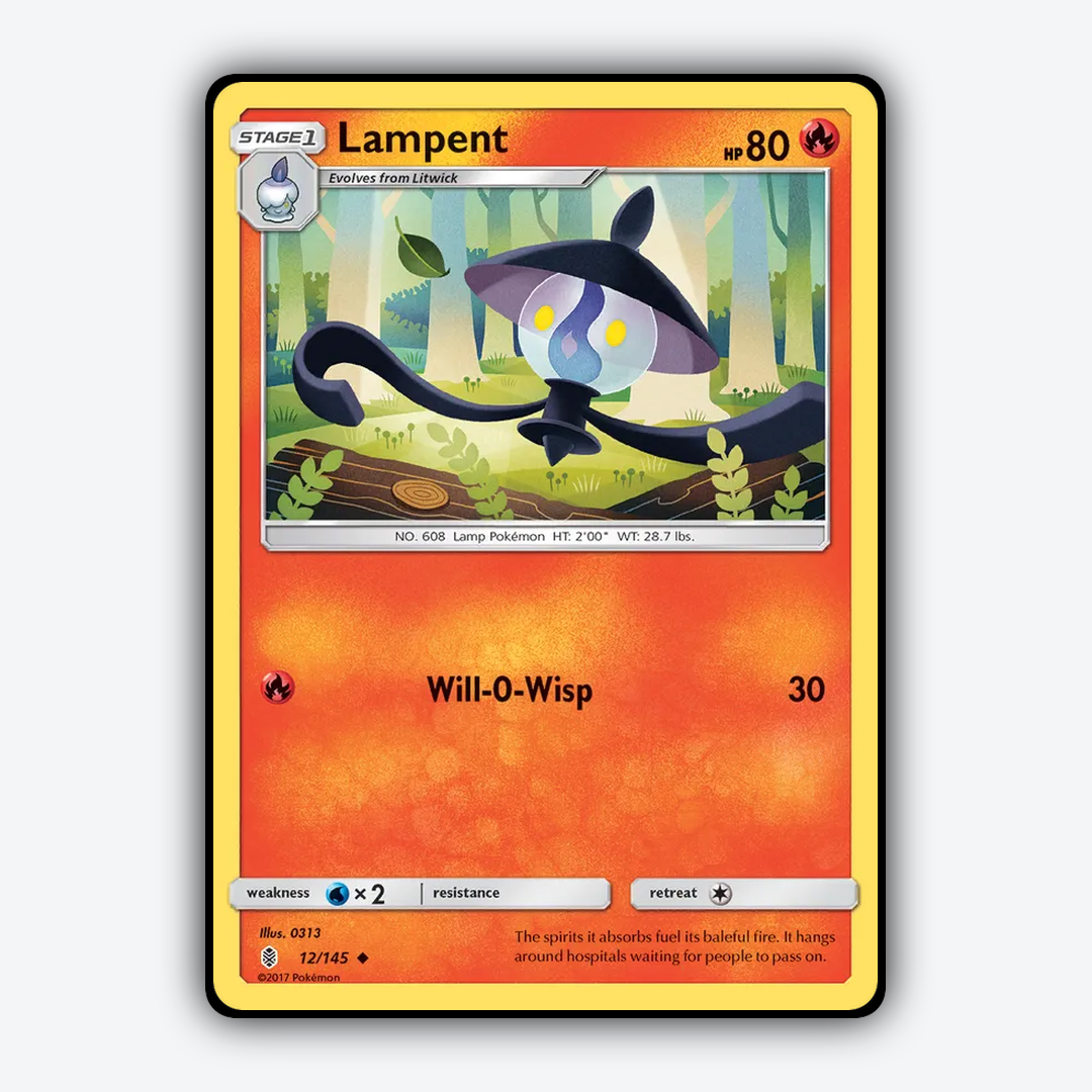 Lampent 012/145 - Guardians Rising Set - Card Rug