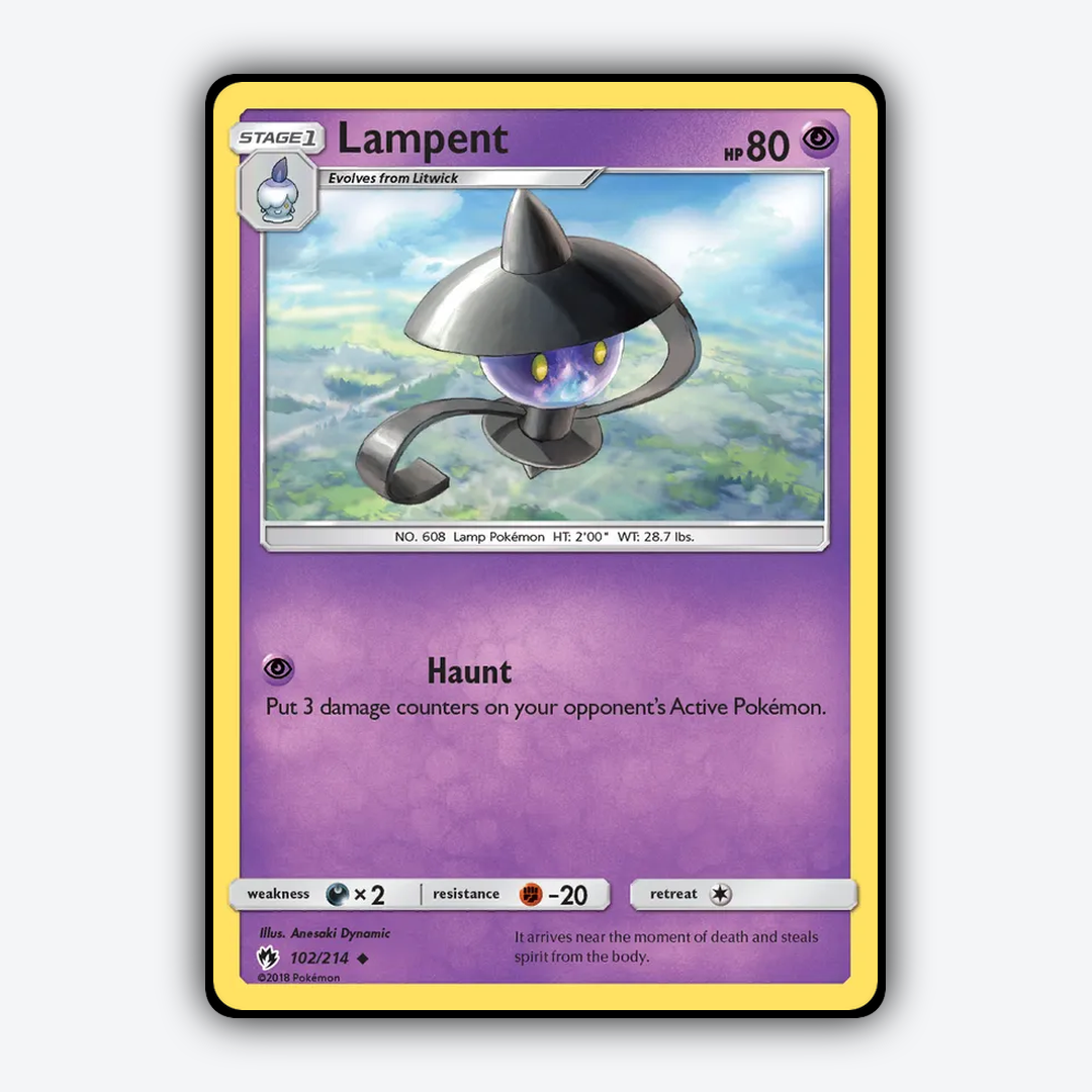 Lampent 102/214 - Lost Thunder Set - Card Rug