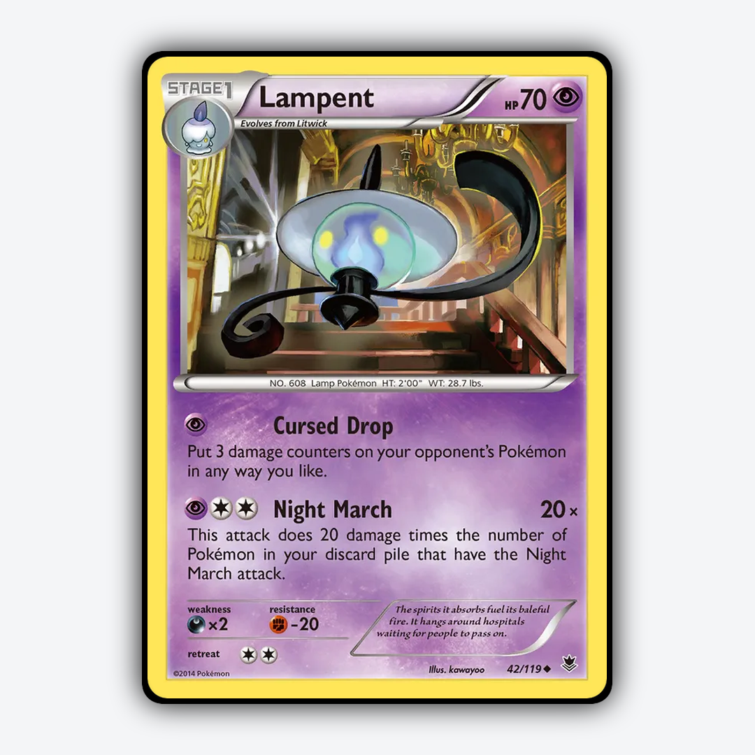 Lampent 042/119 - Phantom Forces Set - Card Rug