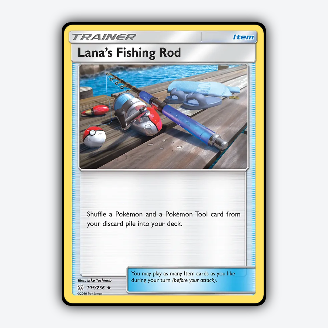 Lana's Fishing Rod 195/236 - Cosmic Eclipse Set - Card Rug
