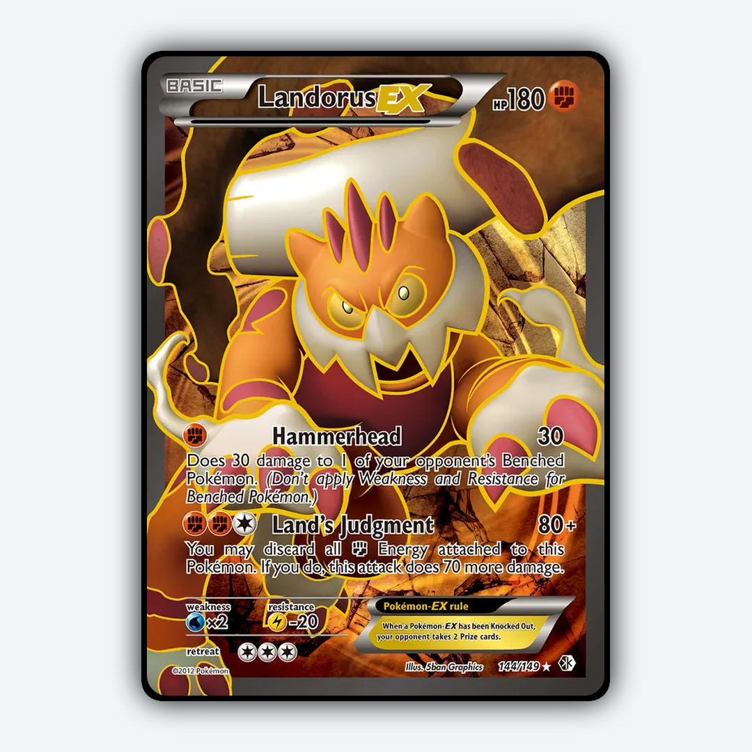 Landorus-EX 144/149 - Boundaries Crossed Set - Card Rug