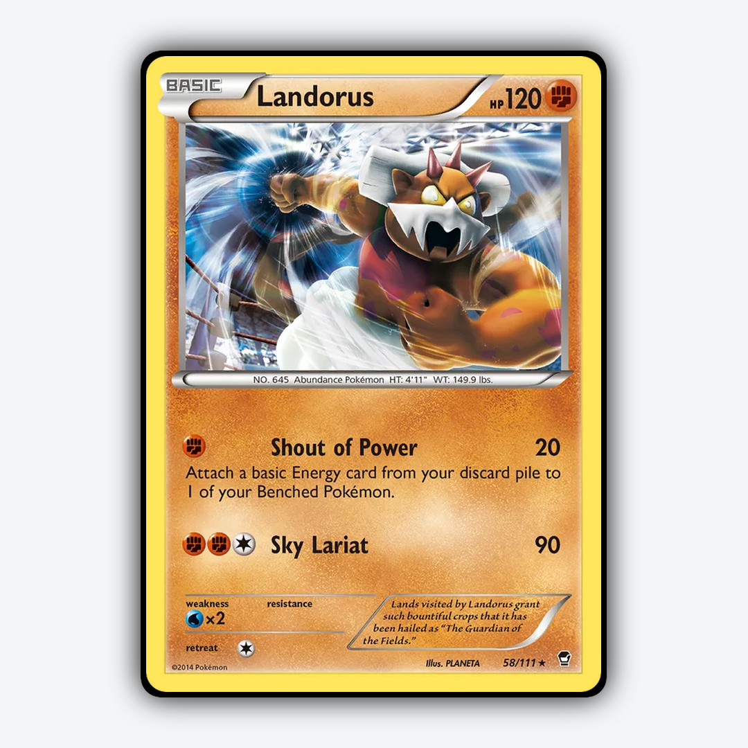 Landorus 058/111 - Furious Fists Set - Card Rug