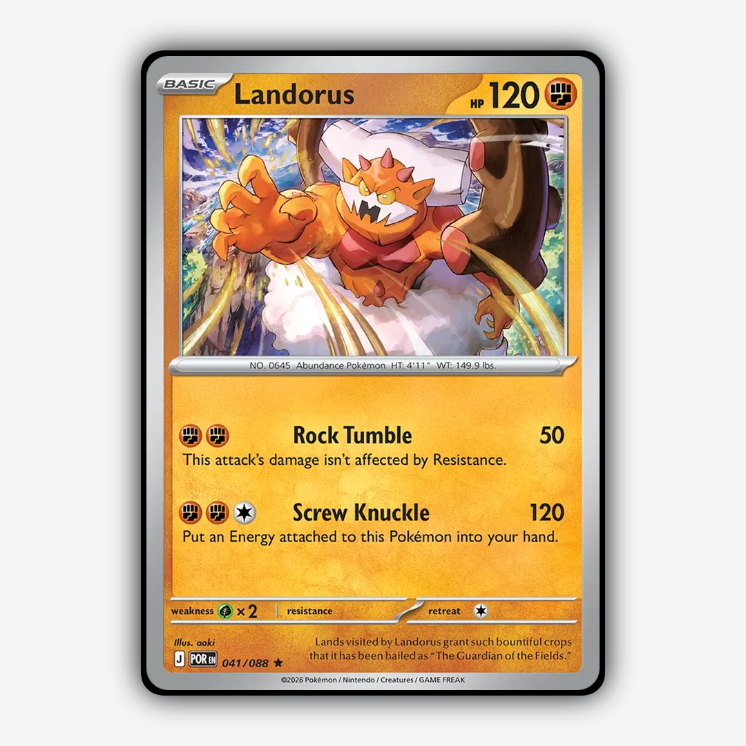 Landorus 041/088 - Perfect Order Set - Card Rug