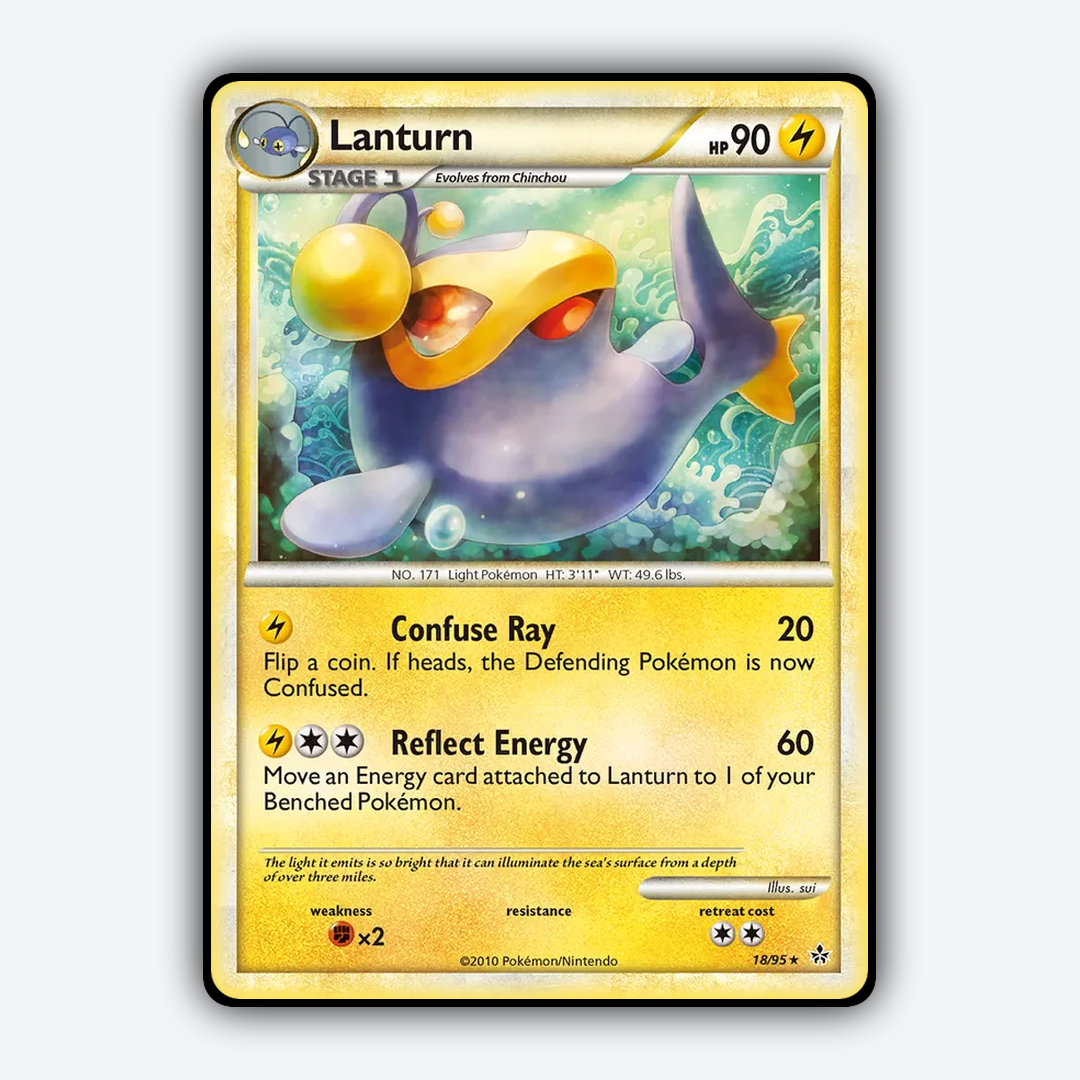 Lanturn 018/95 - HS—Unleashed Set - Card Rug