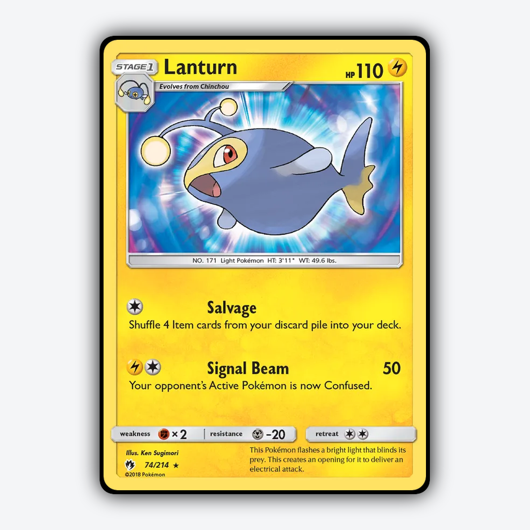 Lanturn 074/214 - Lost Thunder Set - Card Rug