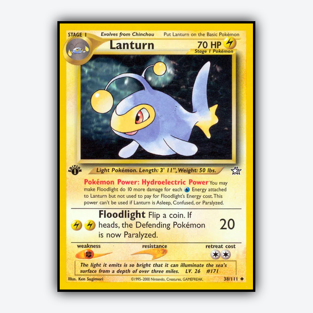 Lanturn 038/111 - Neo Genesis Set - Card Rug