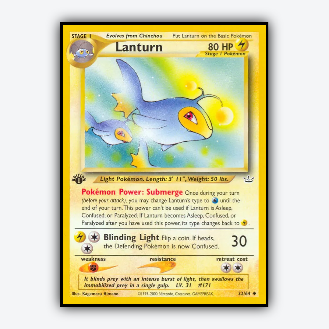 Lanturn 032/64 - Neo Revelation Set - Card Rug