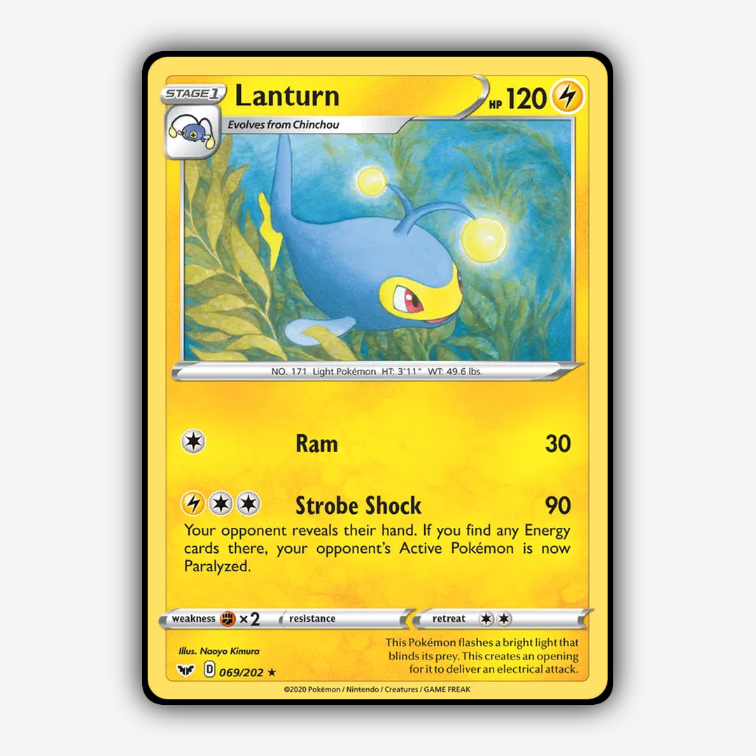 Lanturn 069/202 - Sword & Shield Set - Card Rug