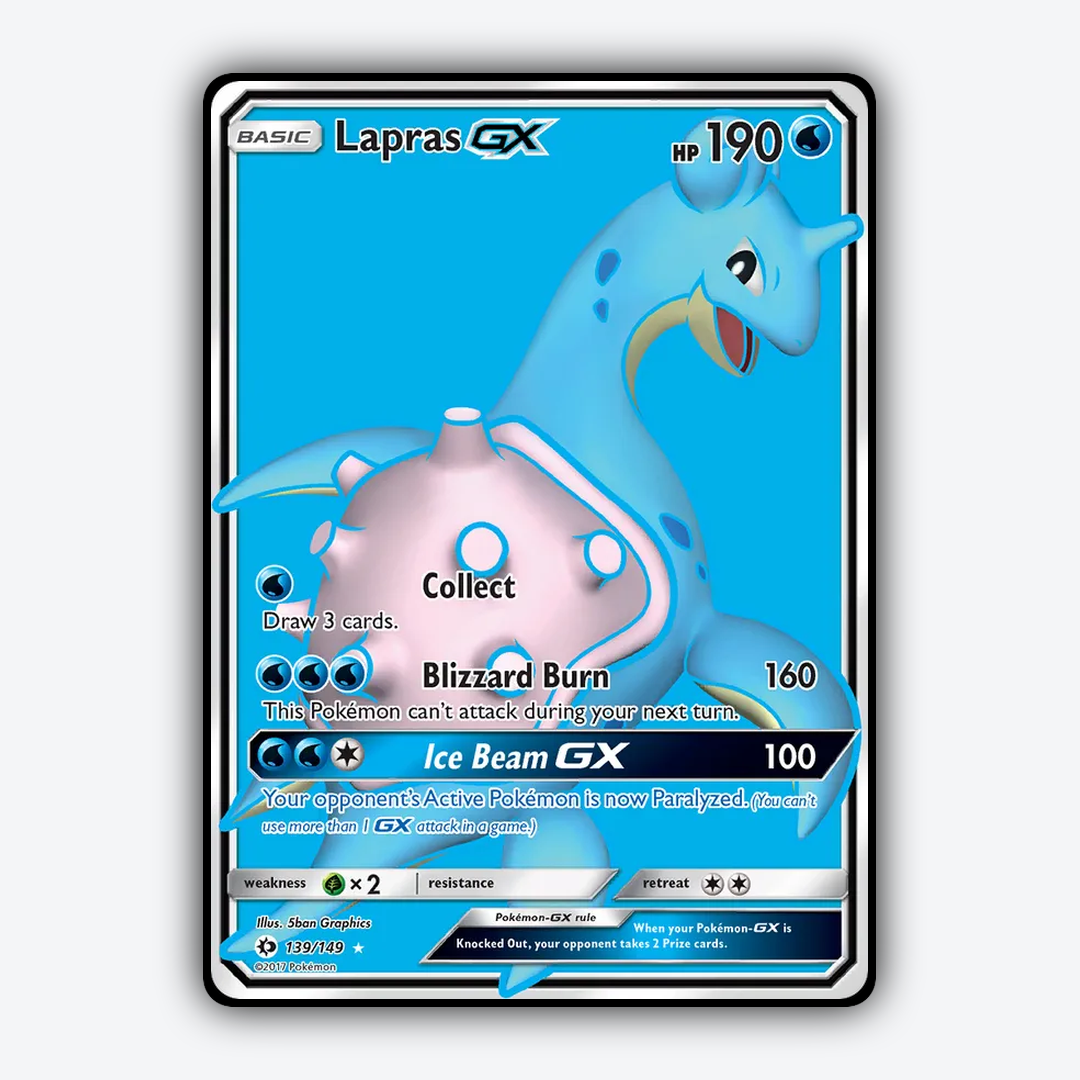 Lapras-GX 139/149 - Sun & Moon Set - Card Rug