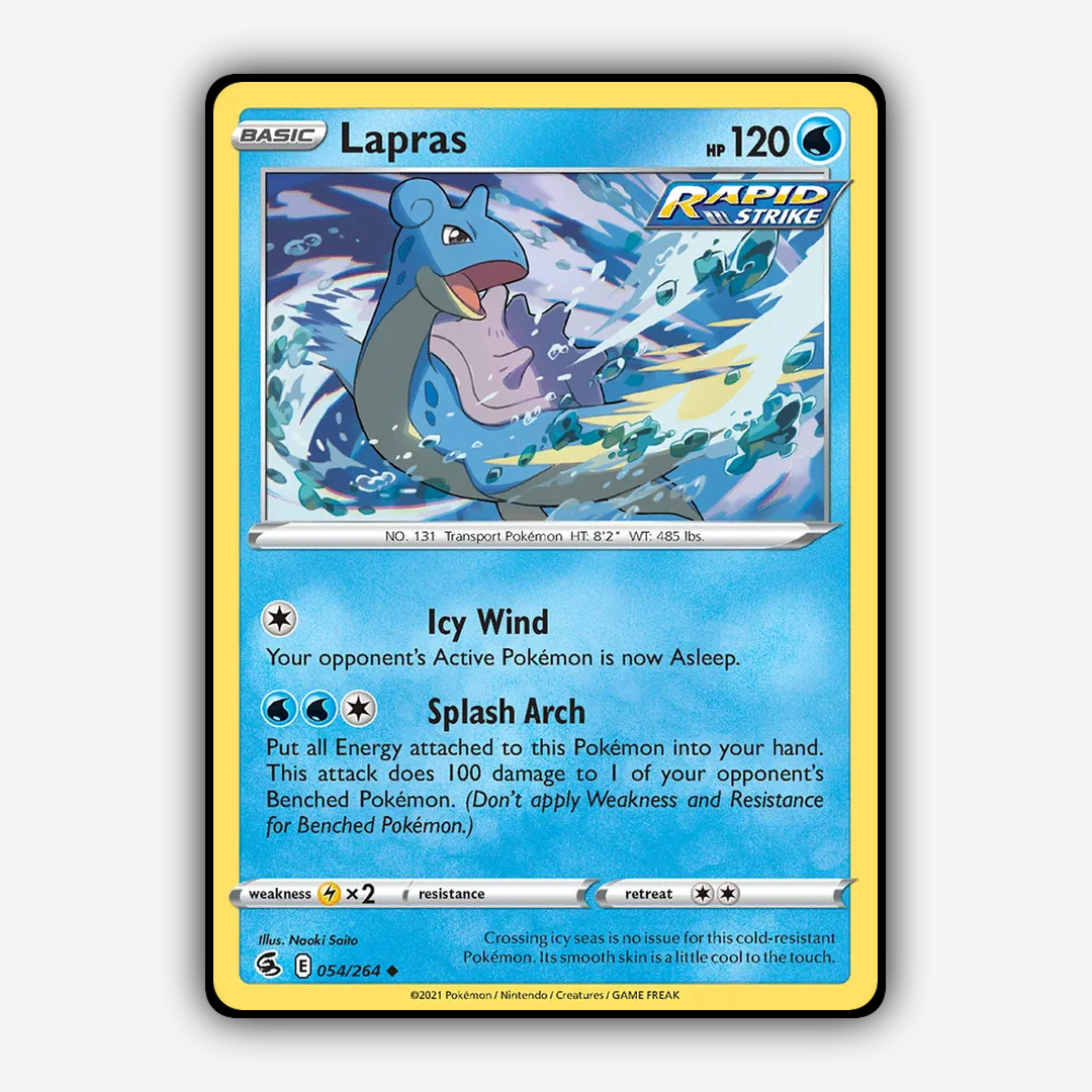 Lapras 054/264 - Fusion Strike Set - Card Rug