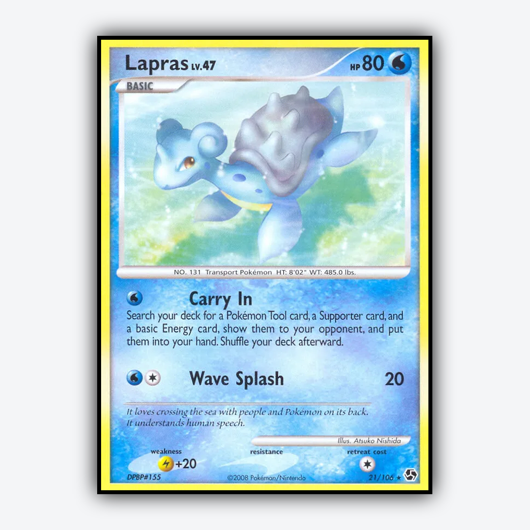 Lapras 021/106 - Great Encounters Set - Card Rug