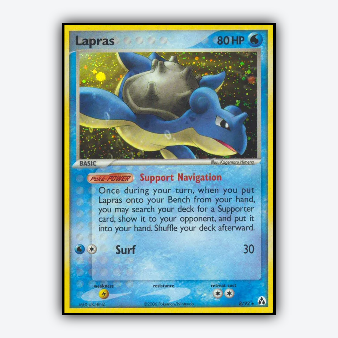 Lapras 008/92 - Legend Maker Set - Card Rug