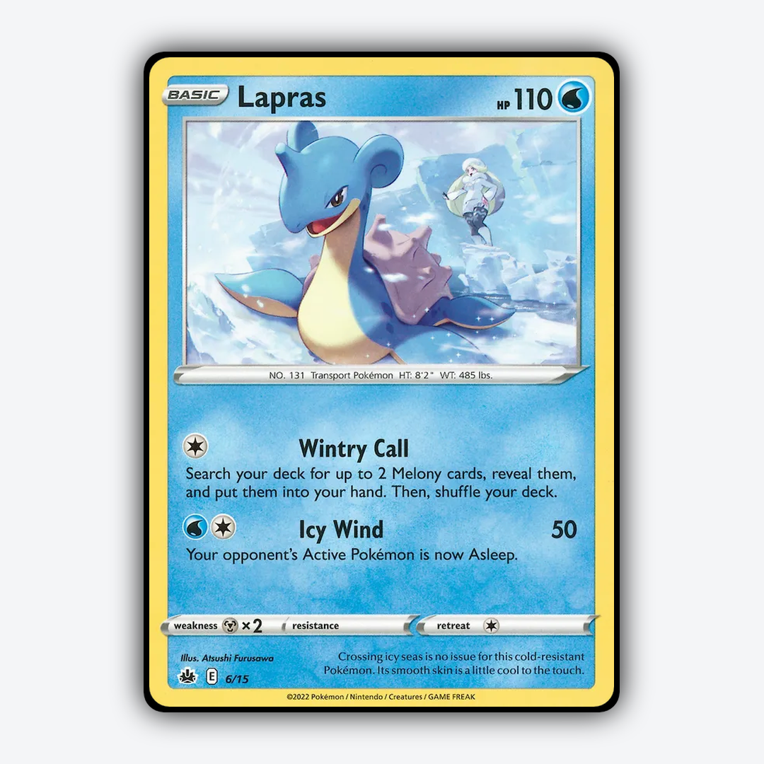 Lapras 006/15 - McDonald's Collection 2022 Set - Card Rug