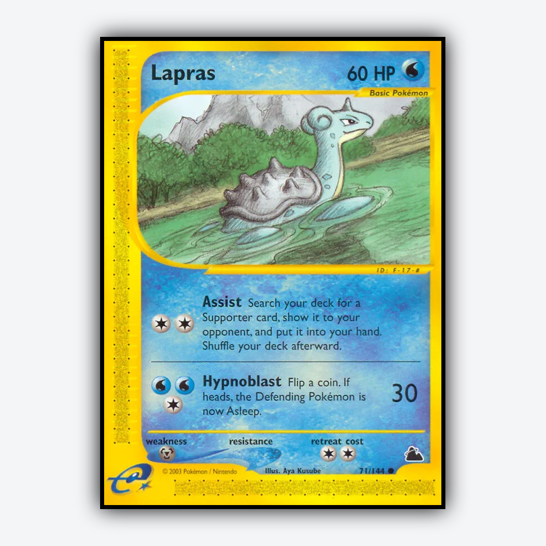 Lapras 071/144 - Skyridge Set - Card Rug
