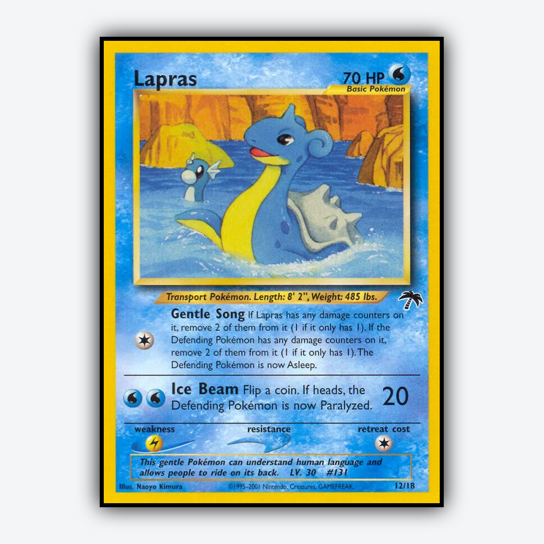 Lapras 012/18 - Southern Islands Set - Card Rug