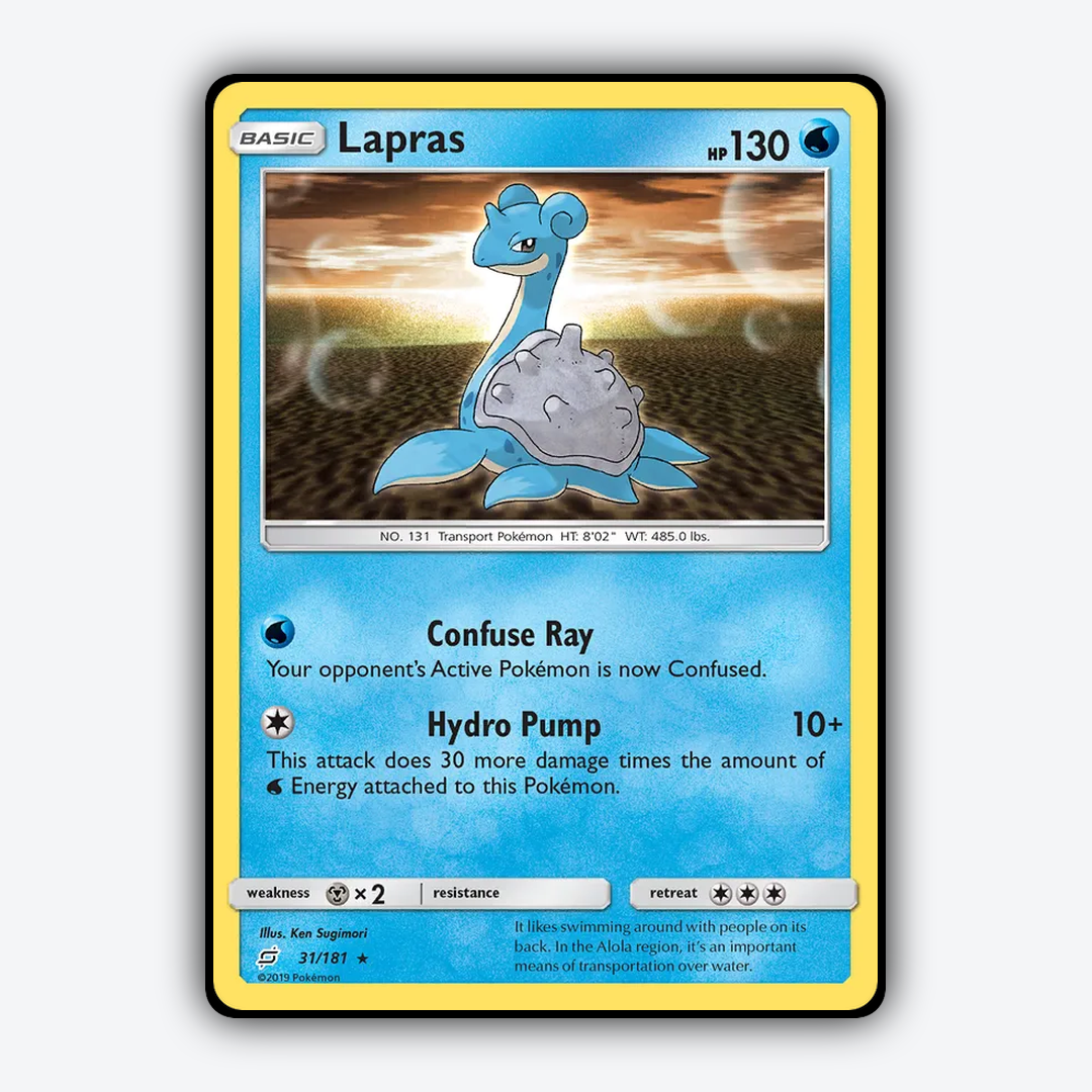 Lapras 031/181 - Team Up Set - Card Rug