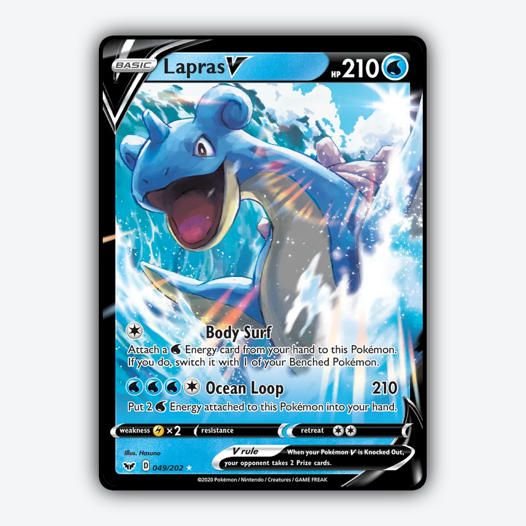 Lapras V 049/202 - Sword & Shield Set - Card Rug