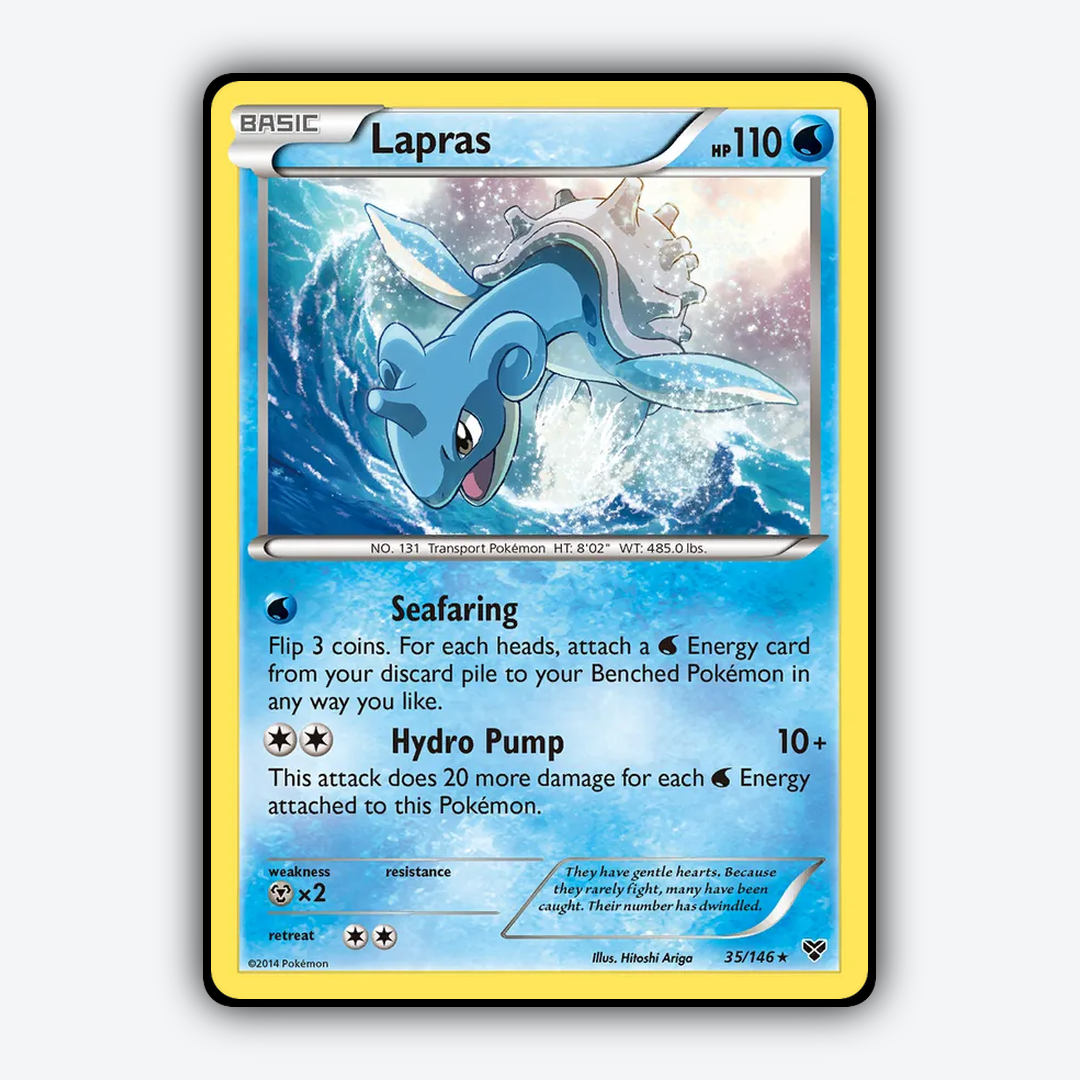 Lapras 035/146 - XY Set - Card Rug