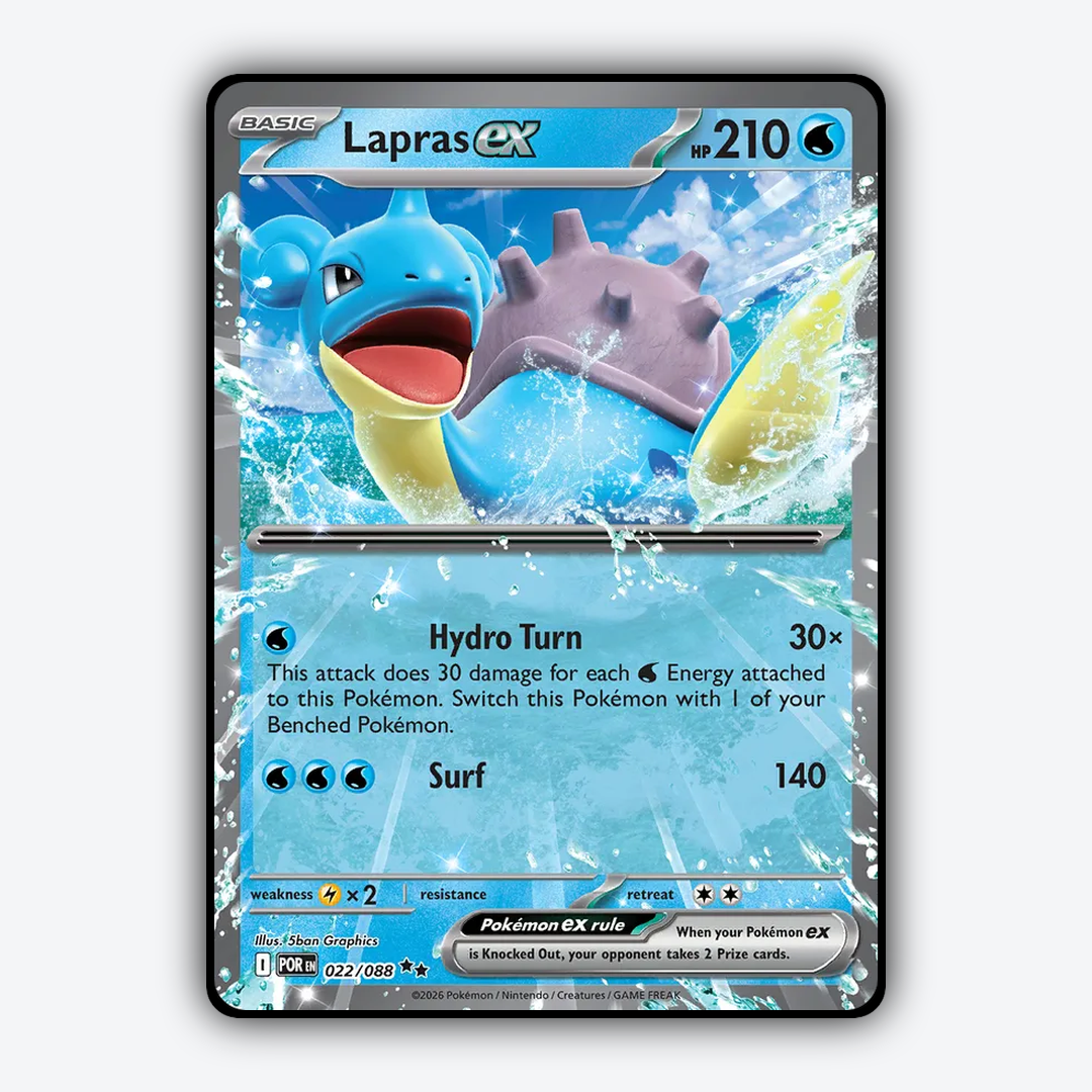 Lapras ex 022/088 - Perfect Order Set - Card Rug