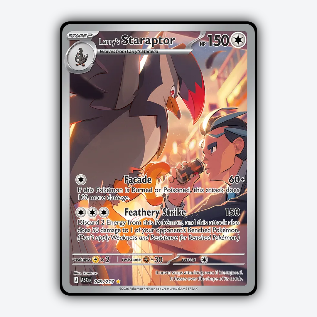 Larry's Staraptor 249/217 - Ascended Heroes Set - Card Rug