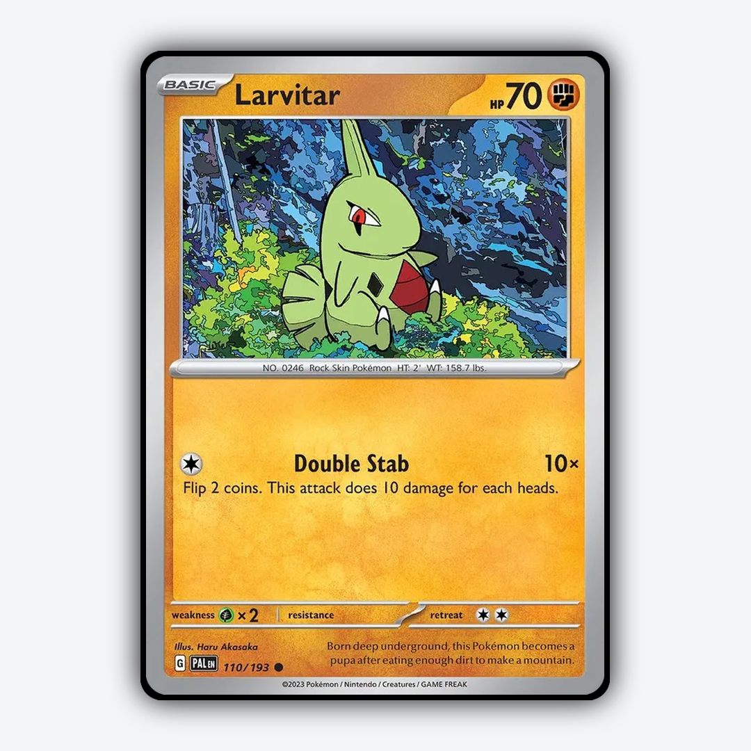 Larvitar 110/193 - Paldea Evolved Set - Card Rug