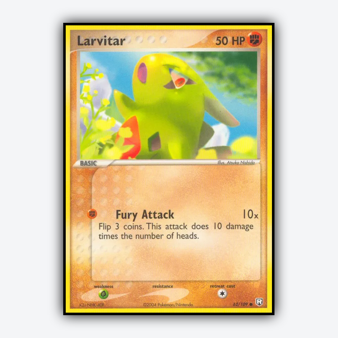 Larvitar 062/109 - Team Rocket Returns Set - Card Rug