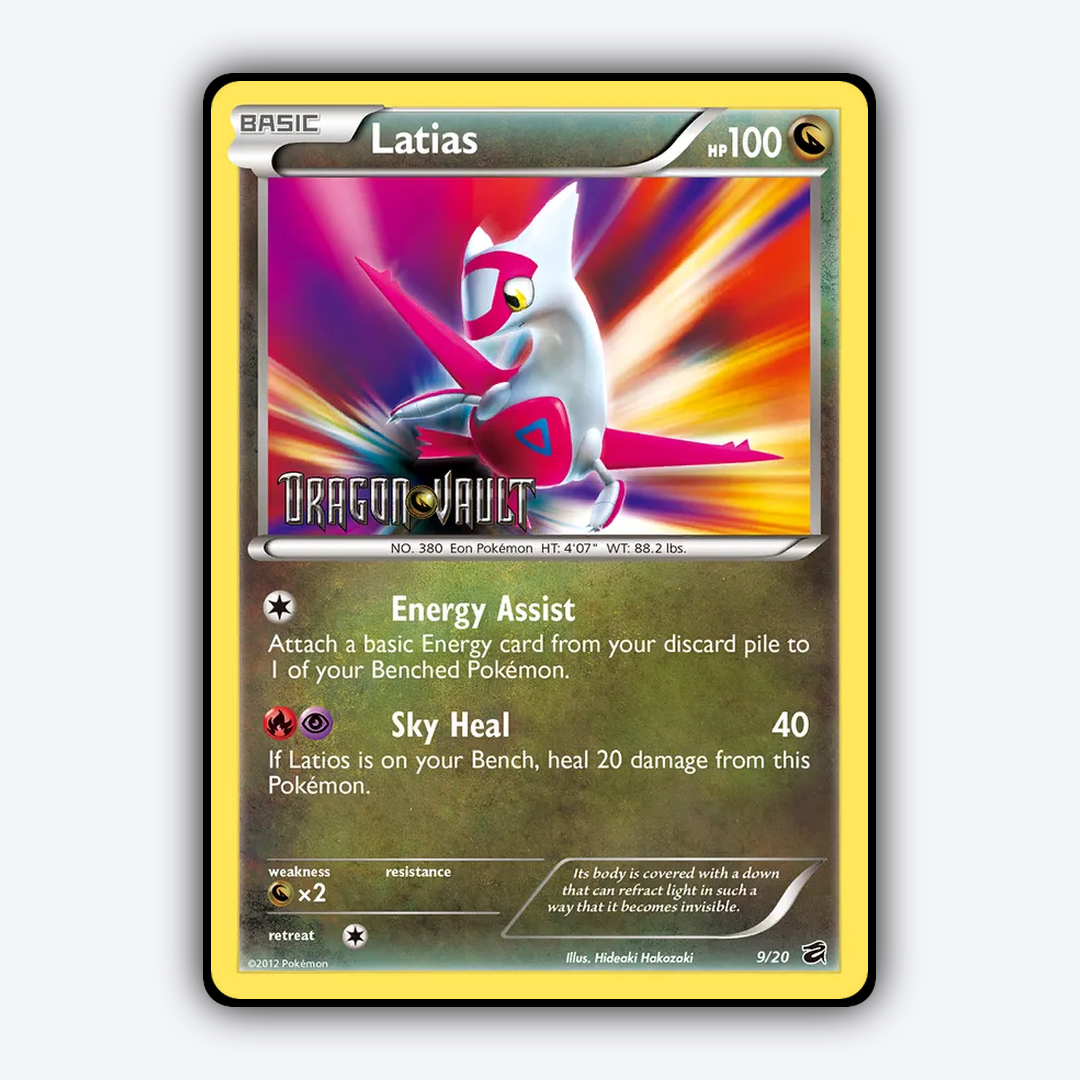 Latias 009/20 - Dragon Vault Set - Card Rug