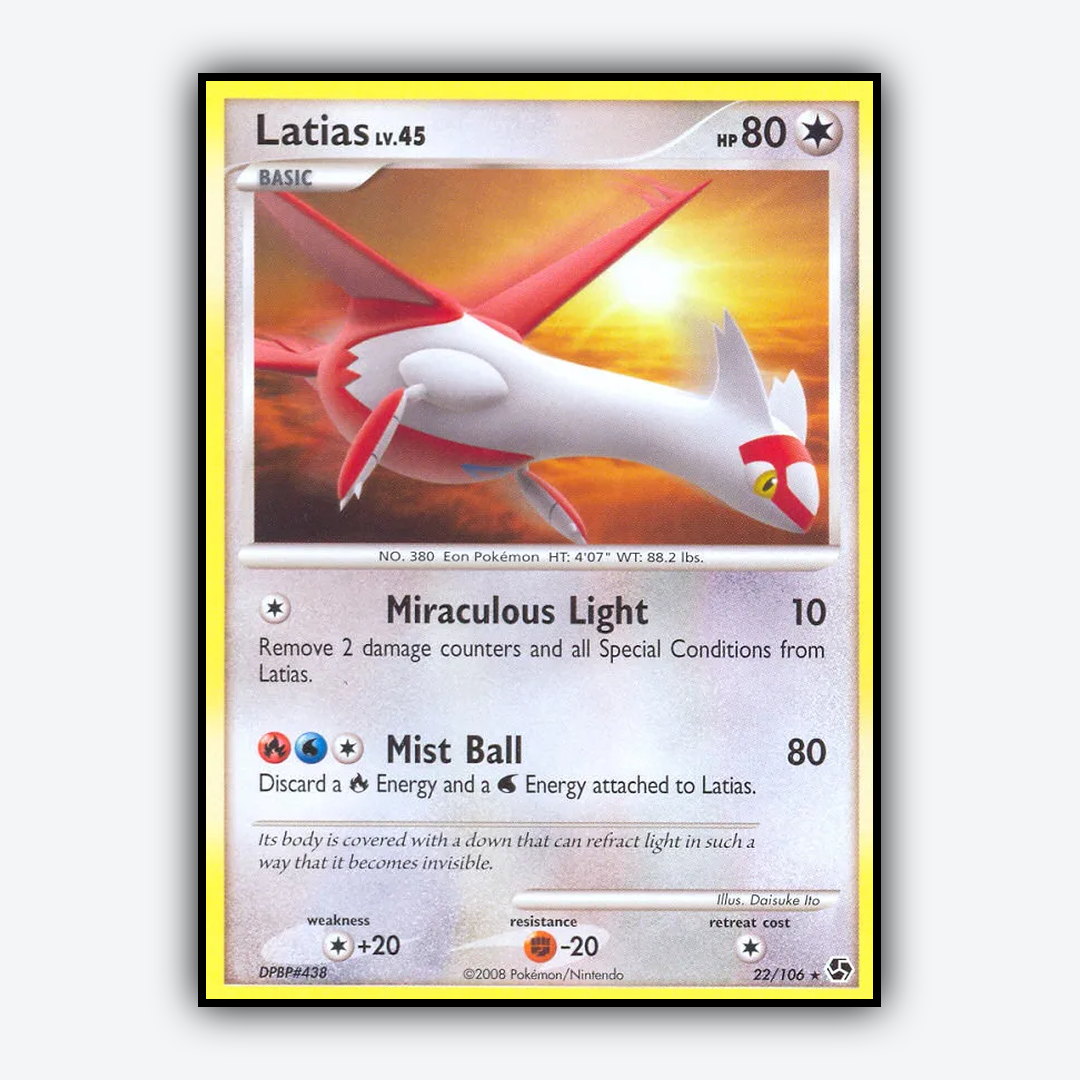 Latias 022/106 - Great Encounters Set - Card Rug