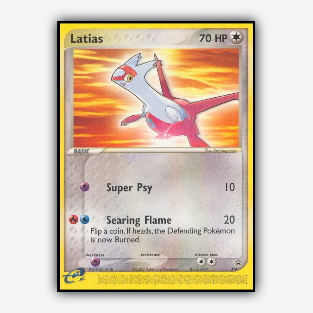 Latias #14 - Nintendo Black Star Promos Set - Card Rug