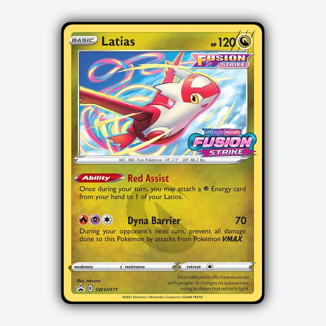 Latias #171 - SWSH Black Star Promos Set - Card Rug