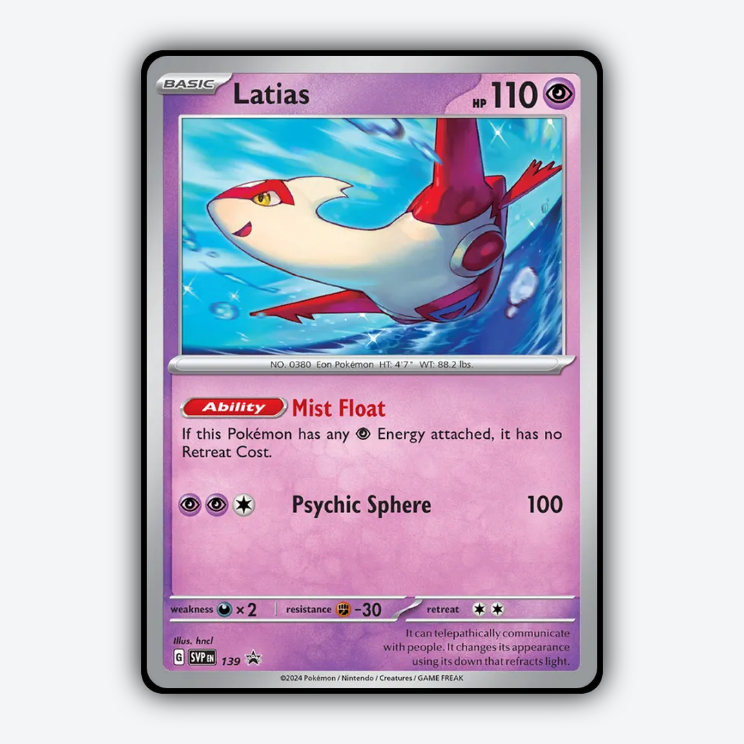 Latias #139 - Scarlet & Violet Black Star Promos Set - Card Rug