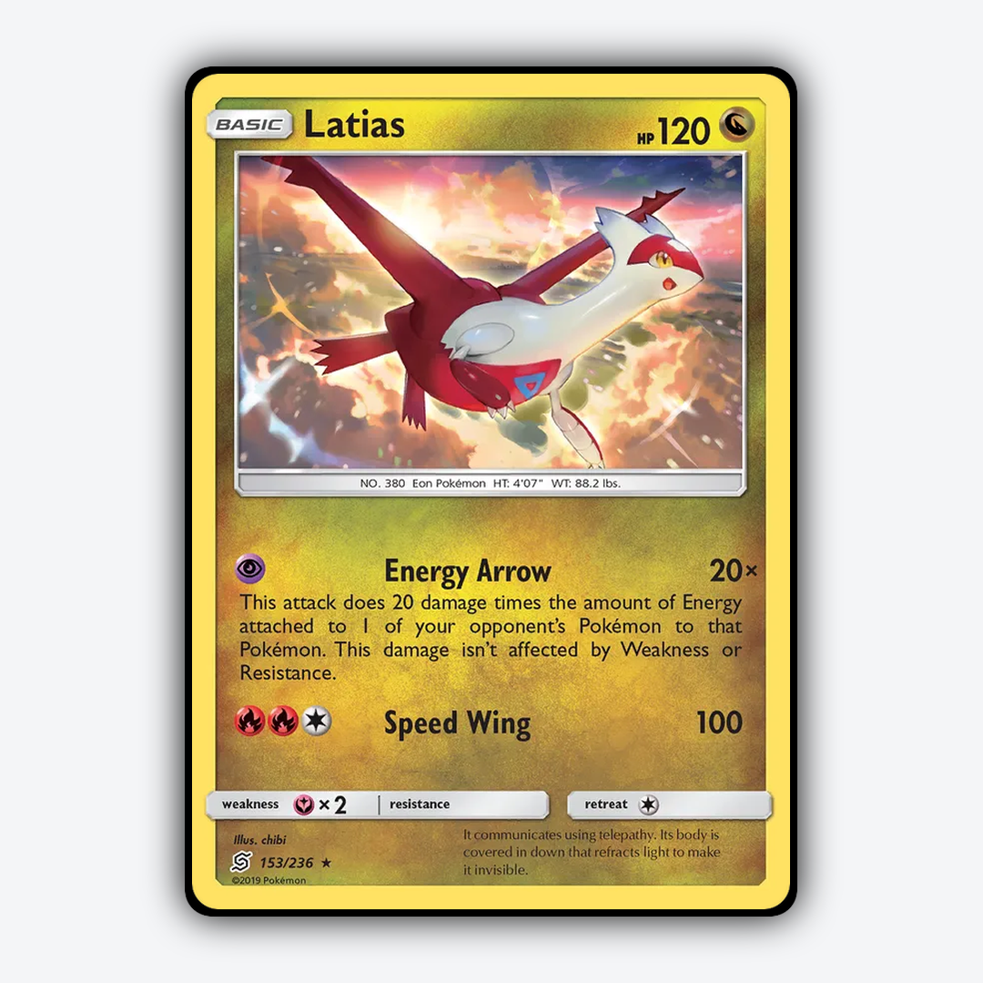 Latias 153/236 - Unified Minds Set - Card Rug