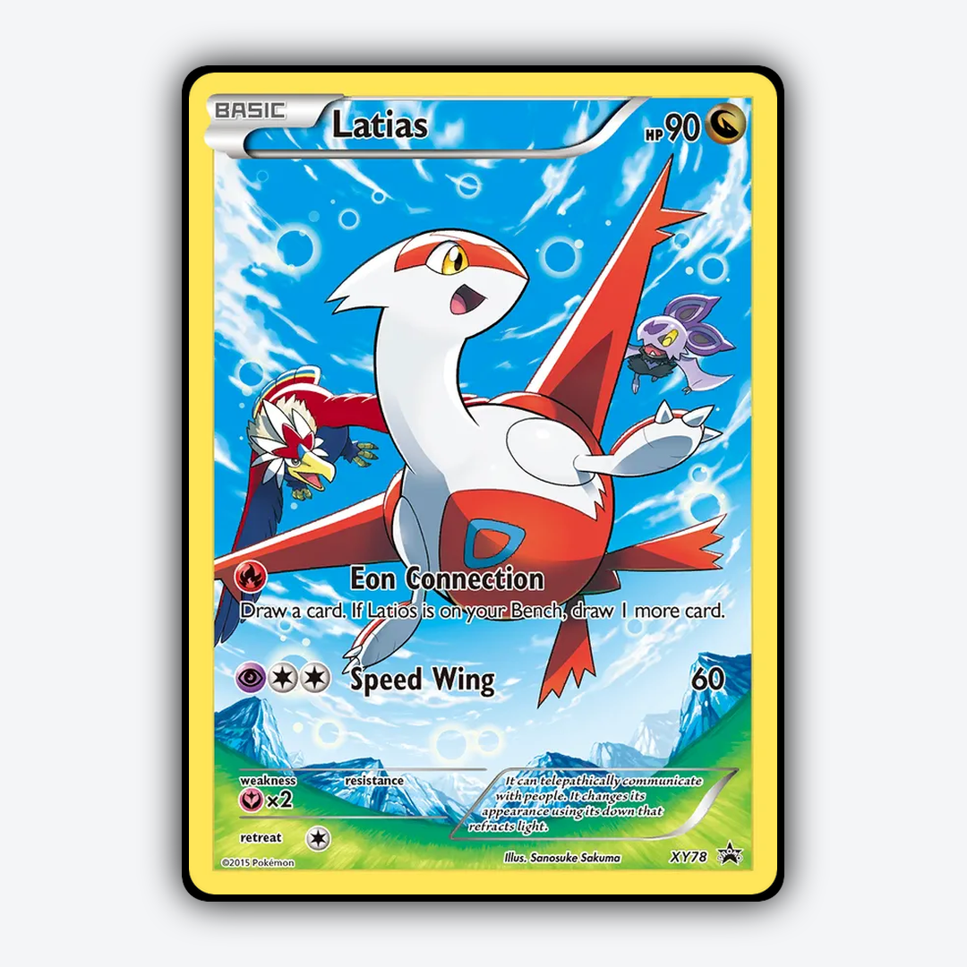 Latias #78 - XY Black Star Promos Set - Card Rug