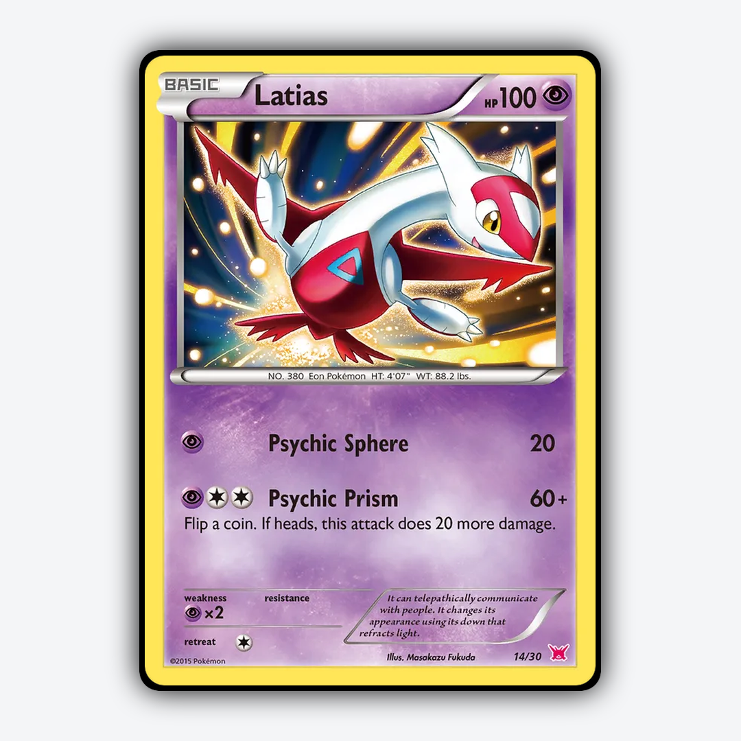Latias 014/30 - XY Trainer Kit Latias Set - Card Rug