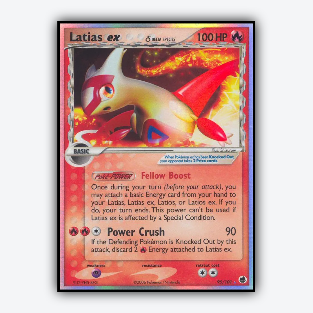 Latias ex δ 095/101 - Dragon Frontiers Set - Card Rug