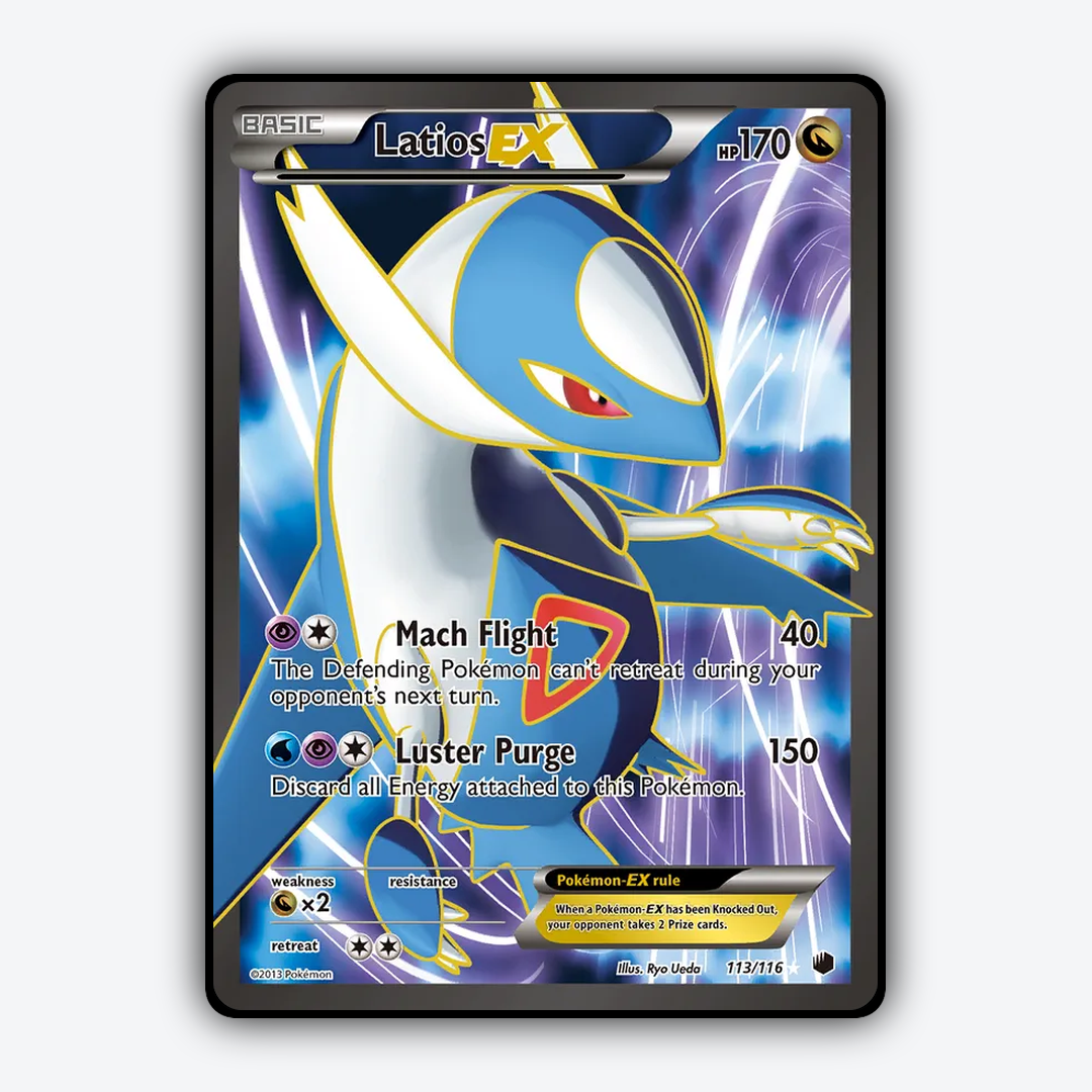 Latios-EX 113/116 - Plasma Freeze Set - Card Rug