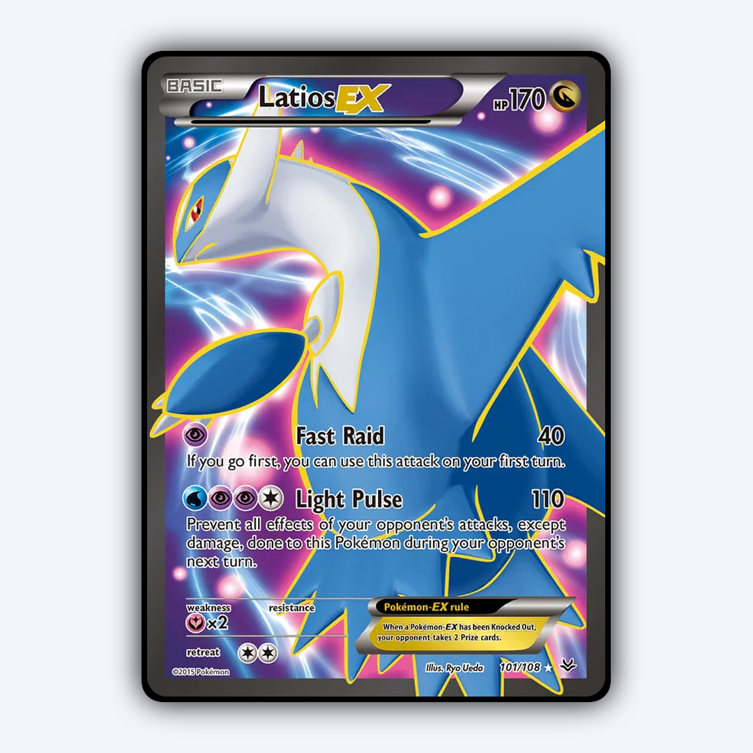 Latios-EX 101/108 - Roaring Skies Set - Card Rug