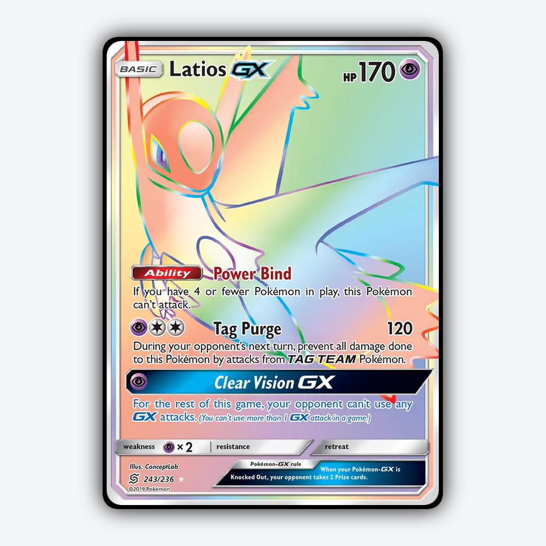 Latios-GX 243/236 - Unified Minds Set - Card Rug