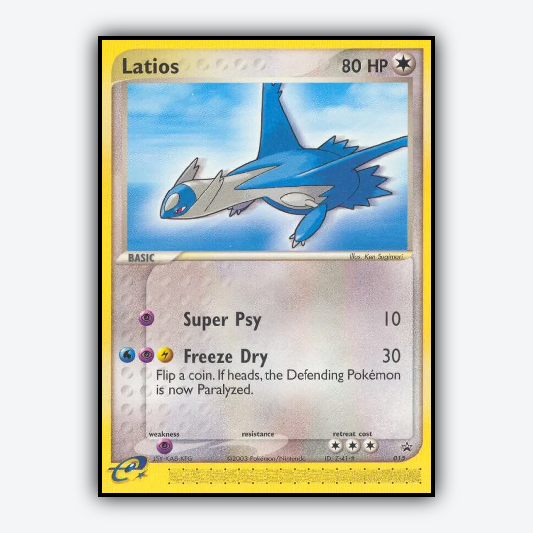 Latios #15 - Nintendo Black Star Promos Set - Card Rug