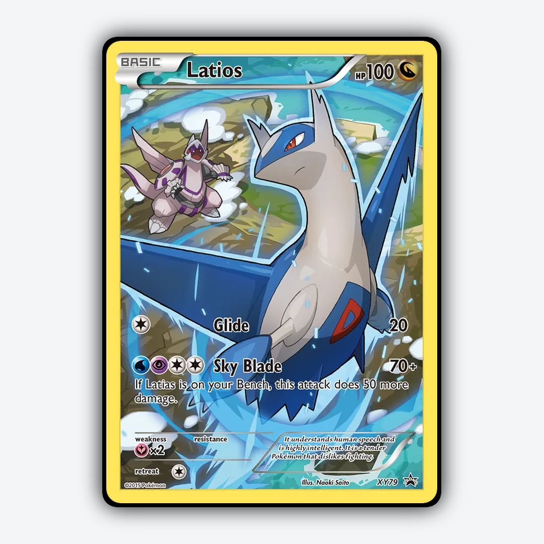 Latios #79 - XY Black Star Promos Set - Card Rug