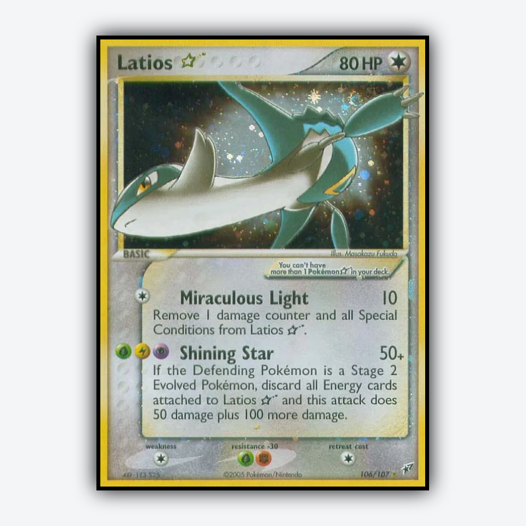 Latios ★ 106/107 - Deoxys Set - Card Rug